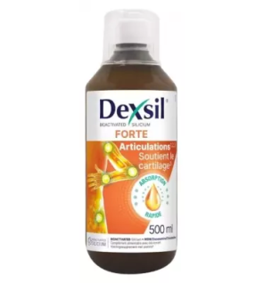 Dexsil Pharma – Articulations MSM Glucosamine Chondroïtine solution buvable, 500 ml