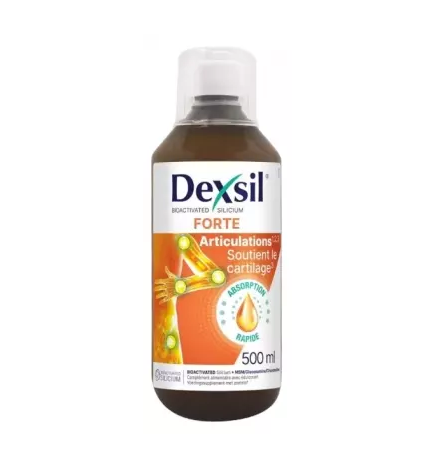 Dexsil Pharma – Articulations MSM Glucosamine Chondroïtine solution buvable, 500 ml
