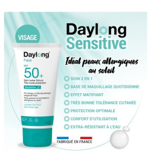 Daylong – Face Sensitive gel fluide SPF 50+, 50 ml