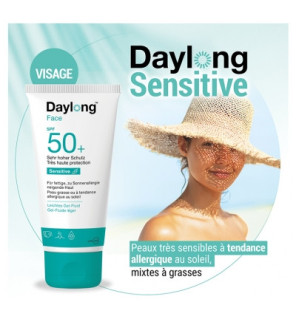 Daylong – Face Sensitive gel fluide SPF 50+, 50 ml