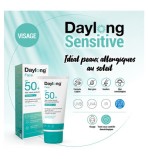 Daylong – Face Sensitive gel fluide SPF 50+, 50 ml
