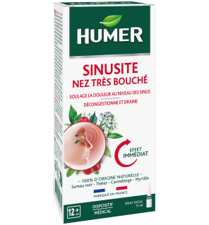 Humer – Sinusite nez très bouché spray nasal, 15 ml