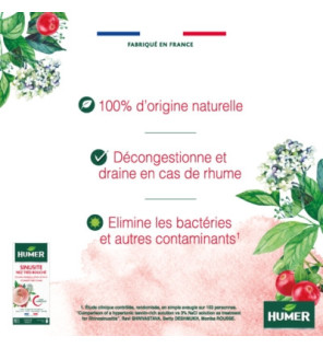 Humer – Sinusite nez très bouché spray nasal, 15 ml