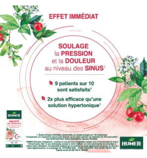 Humer – Sinusite nez très bouché spray nasal, 15 ml