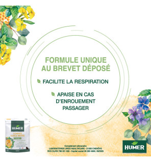 Humer – Gommes gorge sensible Menthe Eucalyptus, 30 gommes