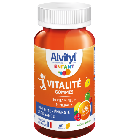 Alvityl – Vitalité gommes à mâcher dès 4ans, 60 gommes