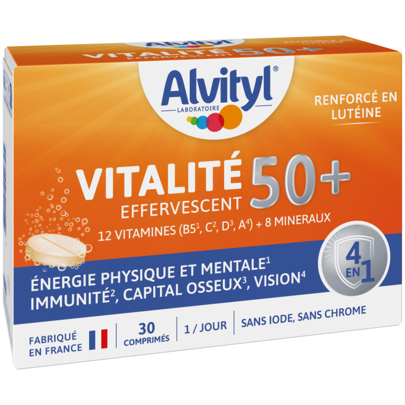 Alvityl – Vitalité 50+30 comprimés effervescents