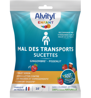 Alvityl – Mal des transports, 10 sucettes