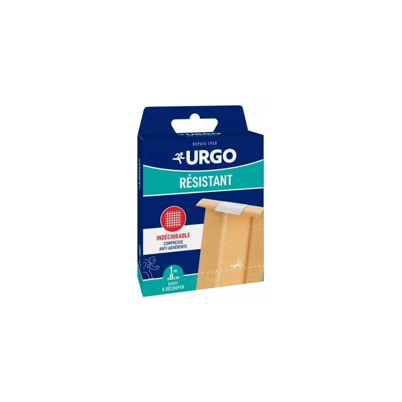 Urgo – Résistant bande à découper, 8 cm x 1 m Urgo – Résistant bande à découper, 8 cm x 1 m