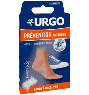 Urgo – Bande à découper prévention ampoules, 2 bandes