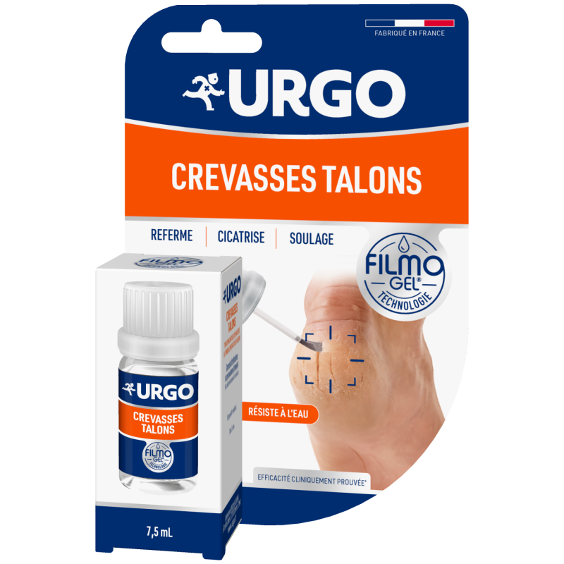 Urgo – Filmogel crevasses talons, 7,5 ml Urgo – Filmogel crevasses talons, 7,5 ml