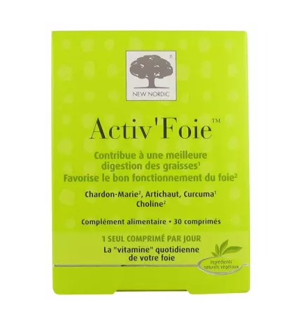 New Nordic – Activ Foie, 30 comprimés