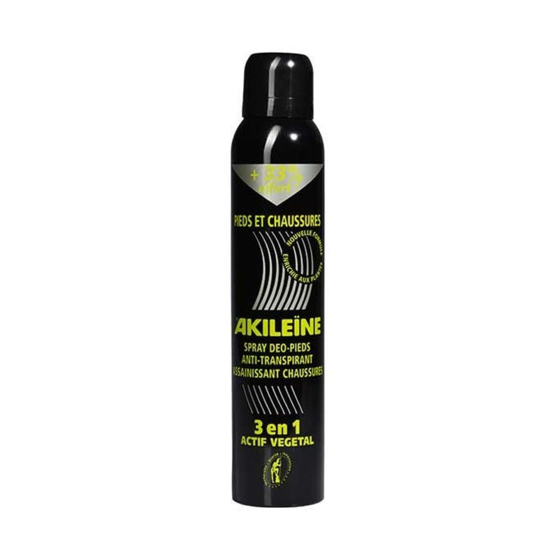 AKILEIAkileine – Spray déo pieds anti-transpirant et assainissant chaussures, 200 ml AKILEIAkileine – Spray déo pieds anti-transpirant et assainissant chaussures, 200 ml