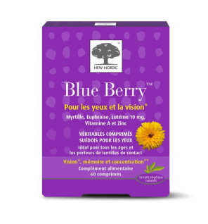 New Nordic – Blue Berry, 60 comprimés