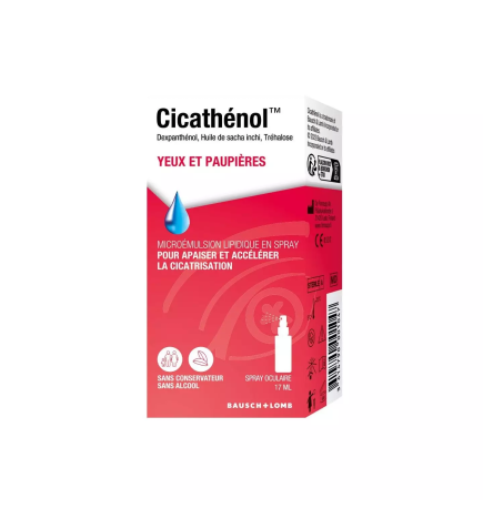 Bausch & Lomb – Cicathenol spray oculaire, 17 ml