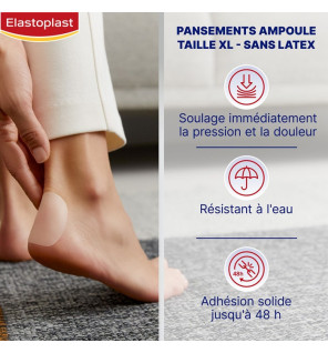 Elastoplast – Pansements ampoules XL 5x5cm