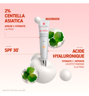 Erborian – CC Crème à la Centella SPF30 Teinte Porcelaine, 40 ml