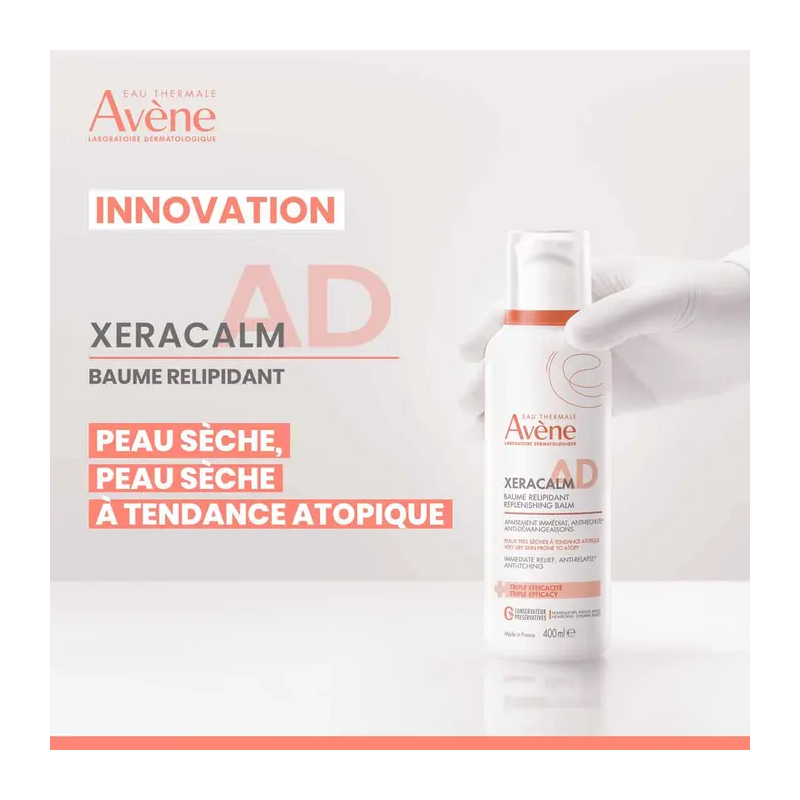 Avène – XeraCalm A.D baume relipidant, 400 ml Avène – XeraCalm A.D baume relipidant, 400 ml