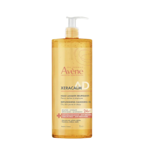 Avène – XeraCalm A.D huile lavante relipidante visage et corps, 1 L
