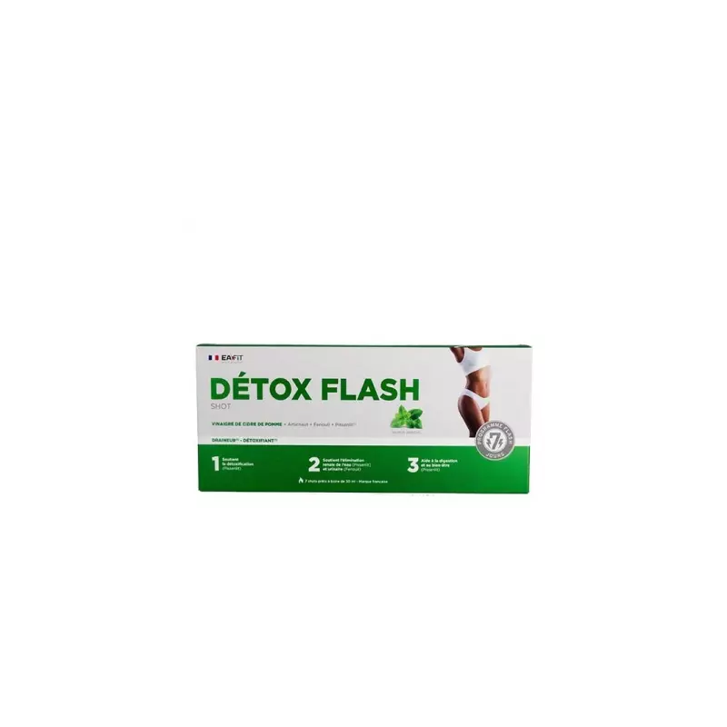 Eafit – Detox Flash Shot programme détox, 7 shots Eafit – Detox Flash Shot programme détox, 7 shots