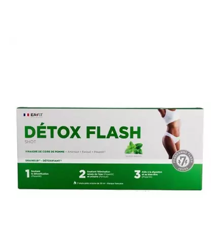 Eafit – Detox Flash Shot programme détox, 7 shots