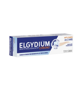 Elgydium – Dentifrice Chrono Protection Caries Junior éducatif, 50 ml