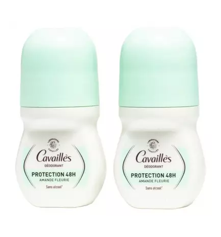Cavaillès – Dermato 48H Déodorant Roll-On, lot de 2 x 50 ml