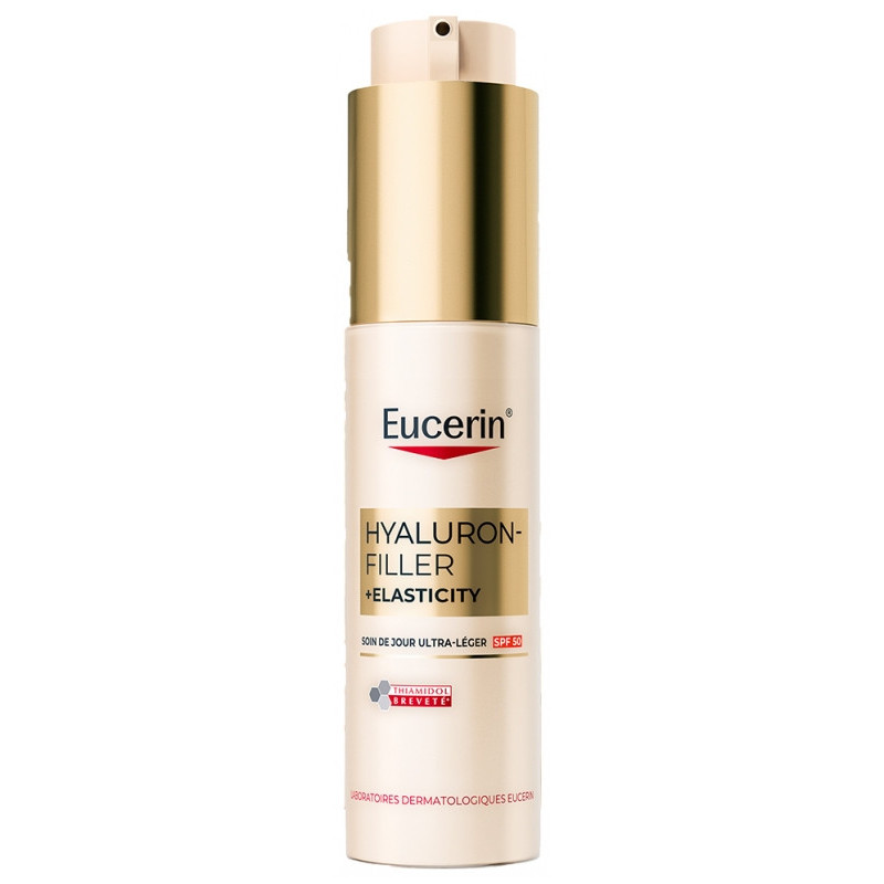 Eucerin – Hyaluron-Filler + Elasticity Soin de jour ultra léger SPF50, 50 ml Eucerin – Hyaluron-Filler + Elasticity Soin de jour ultra léger SPF50, 50 ml