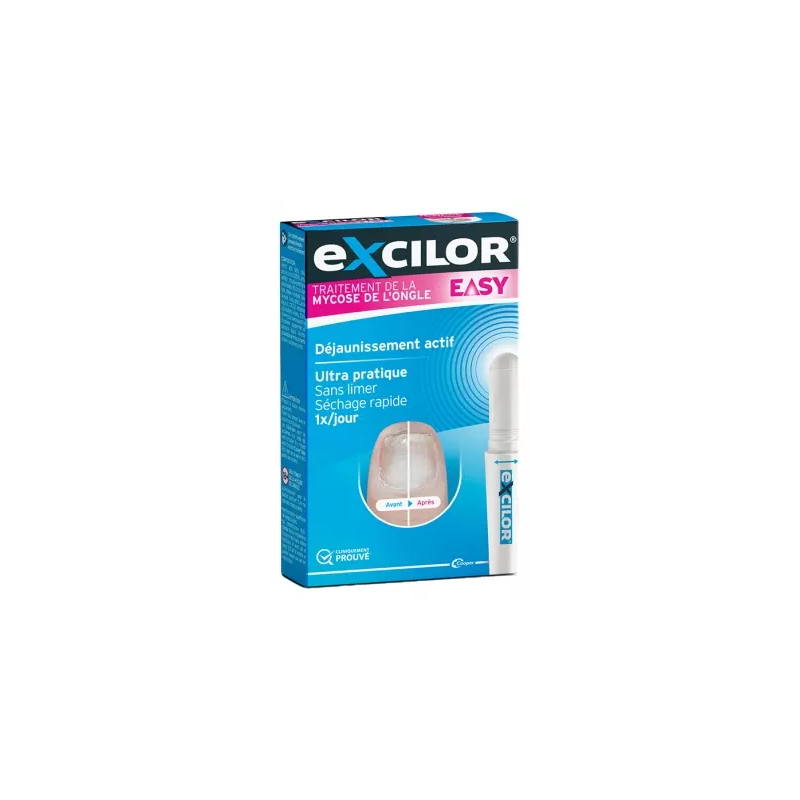 Excilor – Easy traitement mycose de l’ongle déjaunissement actif, 4 ml Excilor – Easy traitement mycose de l’ongle déjaunissement actif, 4 ml