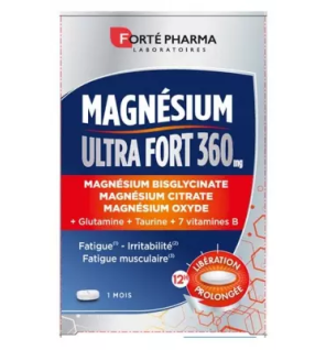 Forte Pharma – Magnésium Ultra Fort LP, 30 comprimés