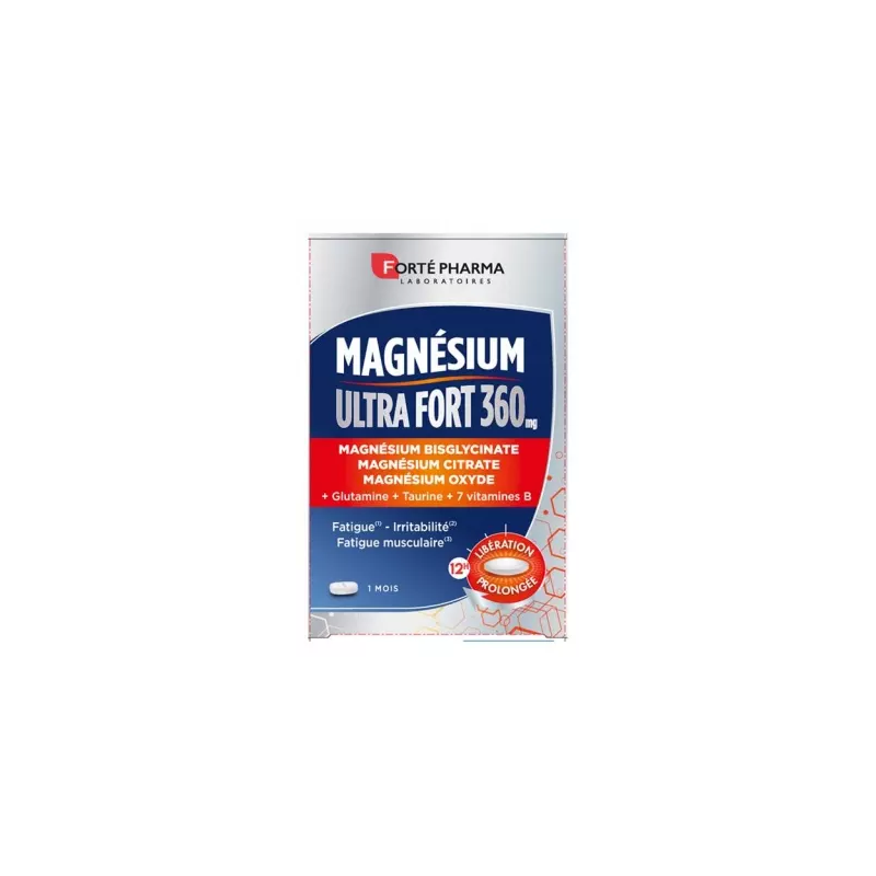 Forte Pharma – Magnésium Ultra Fort LP, 30 comprimés Forte Pharma – Magnésium Ultra Fort LP, 30 comprimés