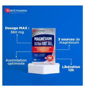 Forte Pharma – Magnésium Ultra Fort LP, 30 comprimés