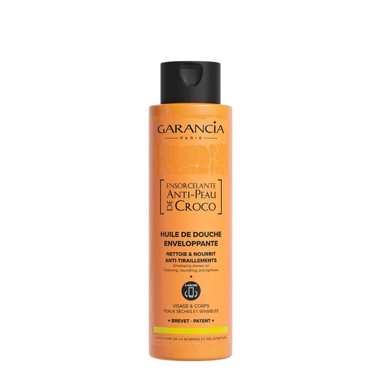 Garancia – Ensorcelante Anti-Peau de Croco huile de douche enveloppante visage et corps, 400 ml Garancia – Ensorcelante Anti-Peau de Croco huile de douche enveloppante visage et corps, 400 ml