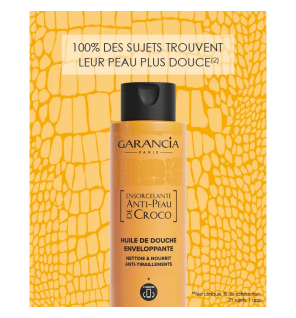 Garancia – Ensorcelante Anti-Peau de Croco huile de douche enveloppante visage et corps, 400 ml