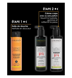 Garancia – Ensorcelante Anti-Peau de Croco huile de douche enveloppante visage et corps, 400 ml
