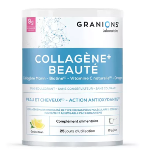 Granions – Collagène Beauté Action Antioxydante goût pomme, 220 g