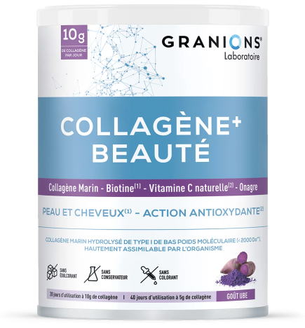 Granions – Collagène Beauté goût ube, 220 g