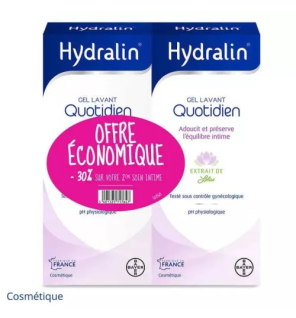 Hydralin – Soin intime quotidien lot 2 x 400 ml