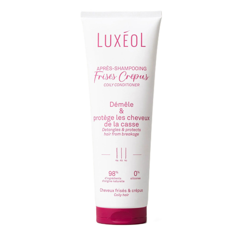 Luxéol – Après-shampoing Frisés & Crépus, 250 ml
