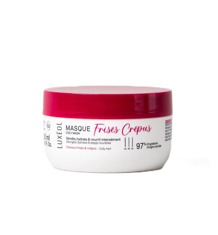 Luxéol – Masque Frisés & Crépus, 250 ml