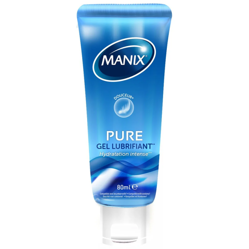 Manix – Pure Gel Lubrifiant Hydratation Intense, 80 ml Manix – Pure Gel Lubrifiant Hydratation Intense, 80 ml