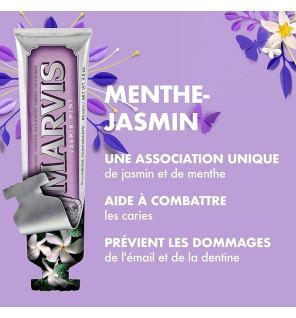 Marvis – Dentifrice Menthe Jasmin Violet, 85 ml
