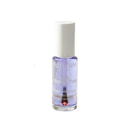 Poderm – Nail Corrector Vernis Déjaunissant Citron, 8 ml
