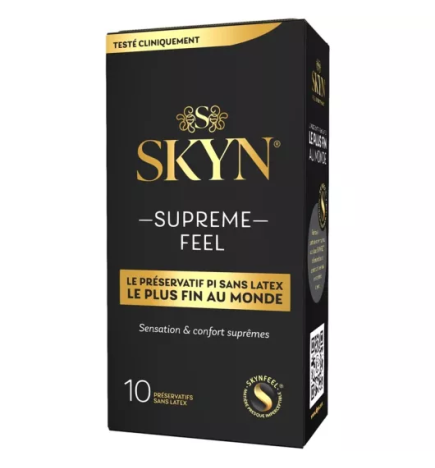 Manix – Skyn Supreme Feel Préservatifs Sans Latex, 10 unités