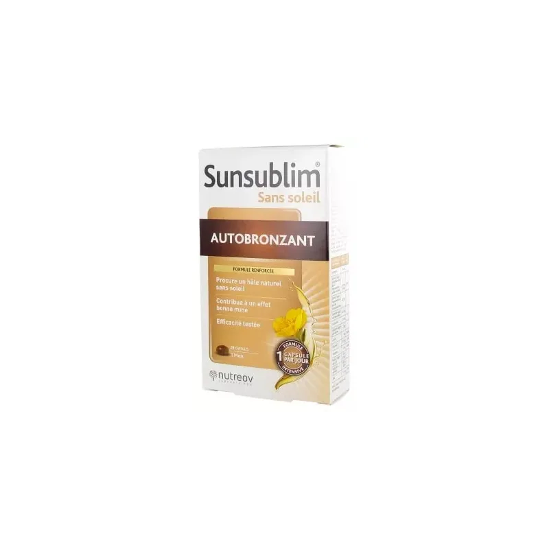 Nutreov – Sunsublim Autobronzant, 28 capsules