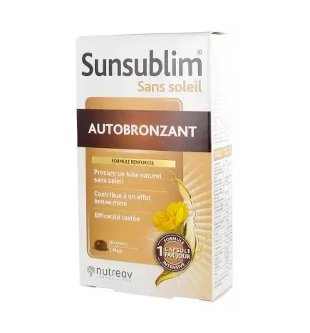 Nutreov – Sunsublim Autobronzant, 28 capsules