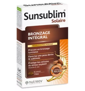 Nutreov – Sunsublim Bronzage Intégral Peau Normale, 30 capsules