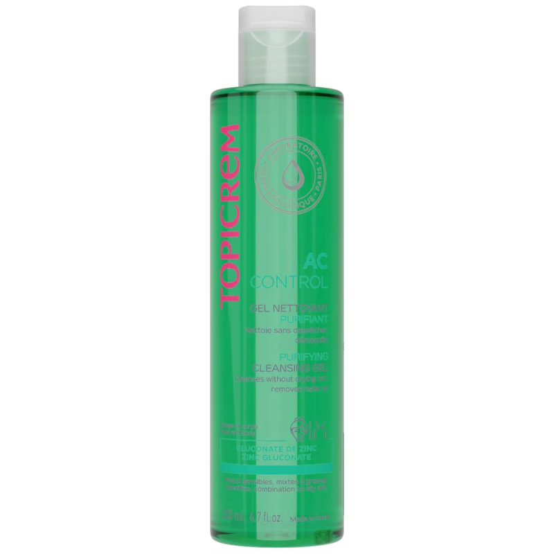 Topicrem – AC Control Gel Nettoyant Purifiant, 200 ml Topicrem – AC Control Gel Nettoyant Purifiant, 200 ml