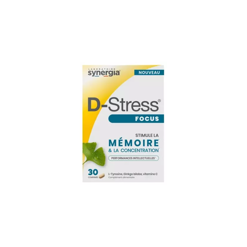 Synergia – D-Stress Focus, 30 comprimés