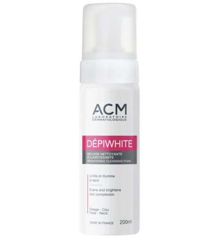 Dépiwhite – Mousse Nettoyante Éclaircissante, 200 ml